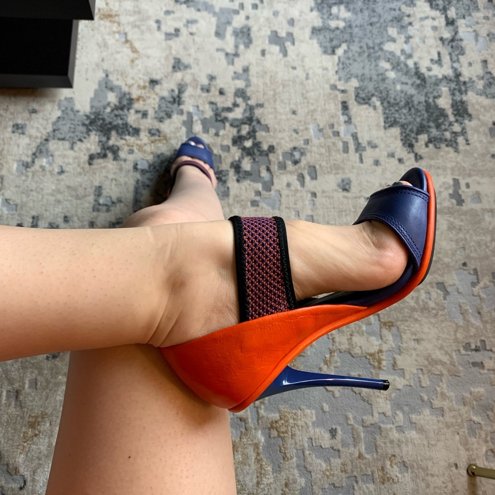 L.A.M.B. Heels, size 6.5, excellent condition.